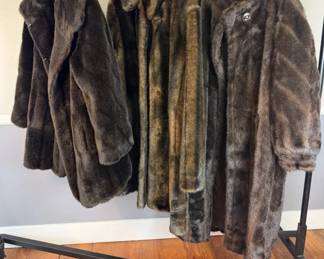 Vintage Faux Fur Coats 3 Alpine, Olympia Tissavel