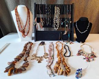 Assorted Fashion Necklace Collection with Beaded, Pendant Statement Styles