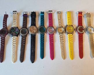 Fashion Wristwatch Collection 10 Pieces