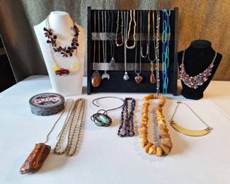 Assorted Fashion Necklace Collection with Statement, Pendant Beaded Styles