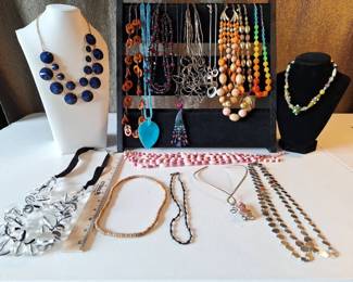 Necklace Collection with Statement, Beaded Layered Styles