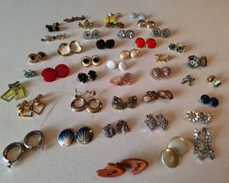 Clip On And Screw Back Earrings