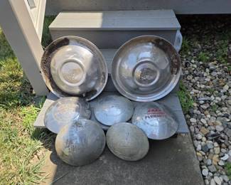 Plymouth Nash Hubcap Collection 7 Pieces