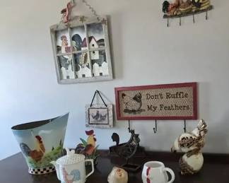 Farmhouse Chicken Rooster Decor Collection