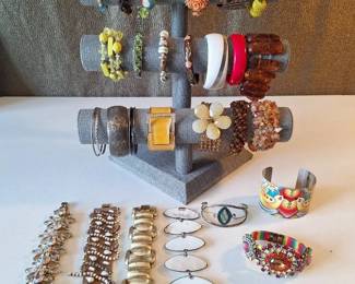 Bracelet Collection with Cuffs, Bangles Beaded Styles
