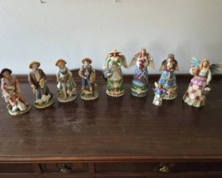 Jim Shore HOMCO Angel and Figurine Collection 9 Pieces