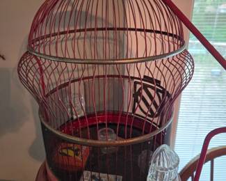 Antique bird cage