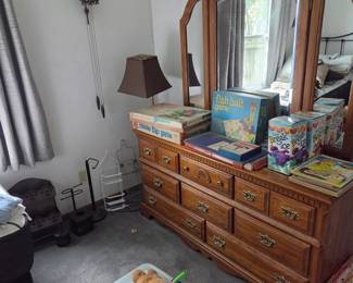 Dresser and mirror