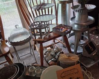 Galvanized decor