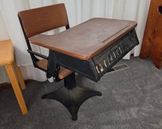 Antique school desk 1900-1930