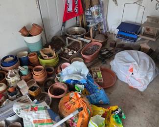 Flower pots and gardening