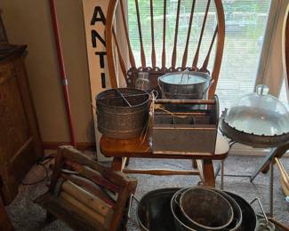 Galvanized antiques