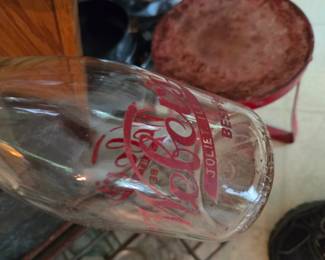 Local milk bottles