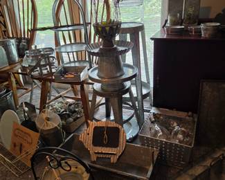 Galvanized decor