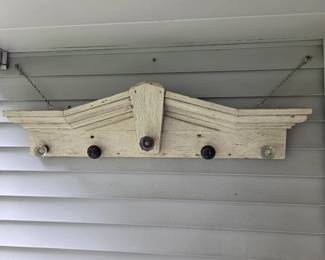 Farmhouse decor wooden crown from door frame