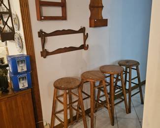 Wall Shelves and Bar Stools