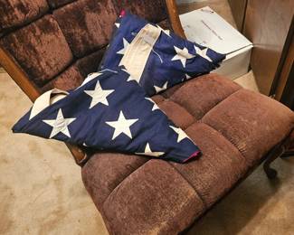48 and 50 Star American Flags