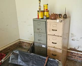 Filing Cabinets and Oil Cans