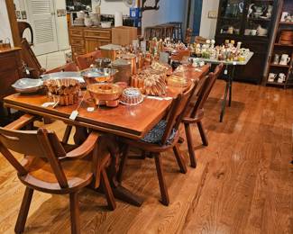Dining Table and Chairs-Copper
