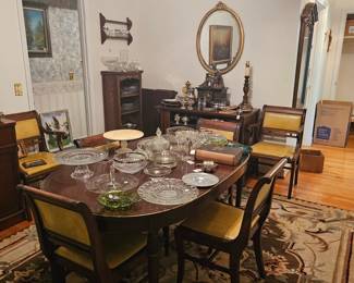 Assorted Glass and Silverplate