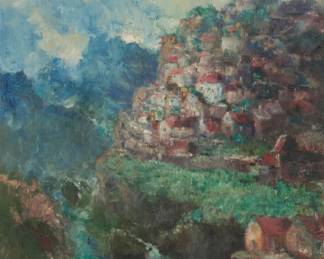 1139 Antoon B. Heinsbergen (1894-1981) Antoon B. Heinsbergen (1894-1981) Oil on canvas Signed and indistinctly dated lower right: A.B. Heinsbergen 25 3/4 x 18in Estimate: $400 - $600