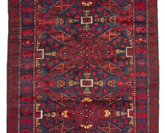 1368 A Persian runner 20th century Wool on wool foundation 10' 7" L x 4' 10.5" W Estimate: $300 - $500