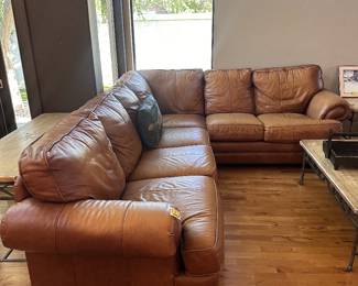Bassett Leather Sectional