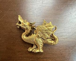 Vintage Metropolitan Museum of Art Dragon Brooch
