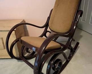 Antique Thonet Bentwood Rocking Chair