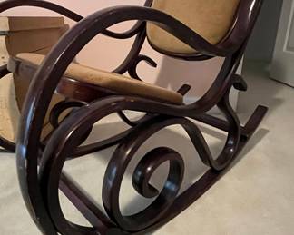Antique Thonet Bentwood Rocking Chair