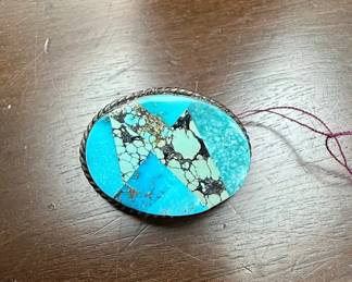 Inlay Turquoise Bolo Tie
