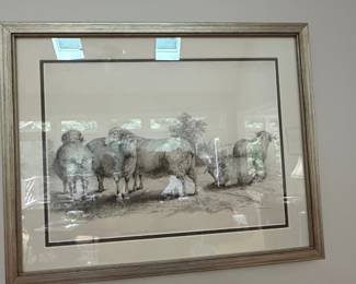 Framed Print of Sheep by Thomas Sidney Cooper