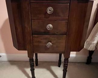 Antique Martha Washington Style Sewing Cabinet