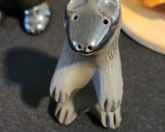 Carved Stone Animal Figurine - Bear