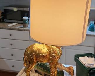 Gold Giraffe Table Lamp