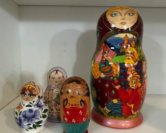 Matryoshka Nesting Dolls - Fairy Tale Theme