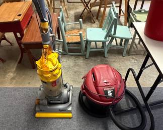 Dyson DC25 Animal Upright Vacuum Cleaner & Shop-Vac 5 Gallon Quiet Series Wet/Dry Vacuum