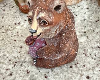 Winter Bear Figurine