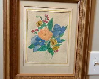 Watercolor Floral Still Life