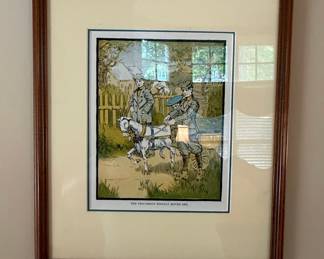 The Procession Finally Moved Off" Print by J.F. Sullivan
