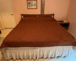 Mid-Century Modern Walnut Headboard