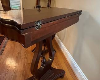 Empire Lyre Base Flip-Top Game Table