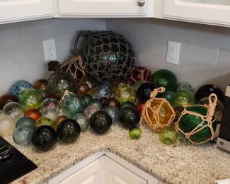 Assorted Japanese Glass Fishing Floats