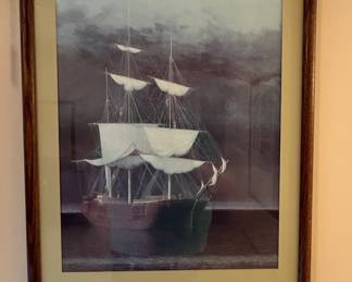 Vintage "Spanish Caravelle" Print by Stern & Hacker