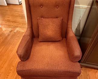 Clayton Marcus Boucle Wing Back Arm Chair