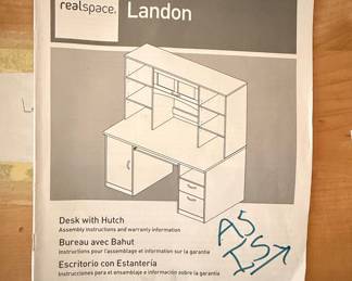 Realspace Landon Desk with Hutch