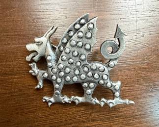 Welsh Dragon Brooch