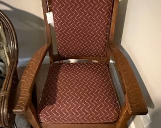 Arts and Crafts Oak Rocking Chair