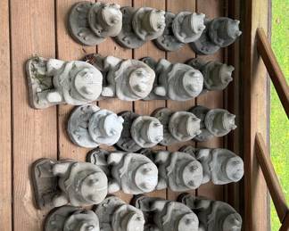 Stone Frog Garden Statues
