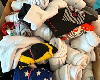Assorted Mixed Athletic and Casual Socks Lot